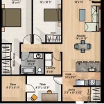 2 Bedroom Condo Floor Plans