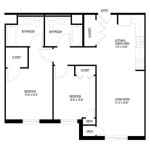 2 Bedroom Floor Plan Dimensions