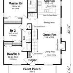 2 Story Rectangular House Plans