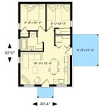 20x30 Floor Plans 2 Bedroom