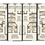 4 Plex Plans Single Story