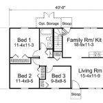 960 Sq Ft House Plans 2 Bedroom