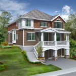 Front Sloping Lot House Plans