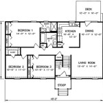 Split Level House Plans 1980'S