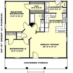 Two Bedroom One Bathroom House Plans