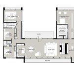 U-Shaped House Plans With Courtyard In Middle